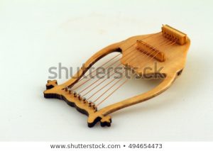 lyre-isolated-against-light-background-450w-494654473